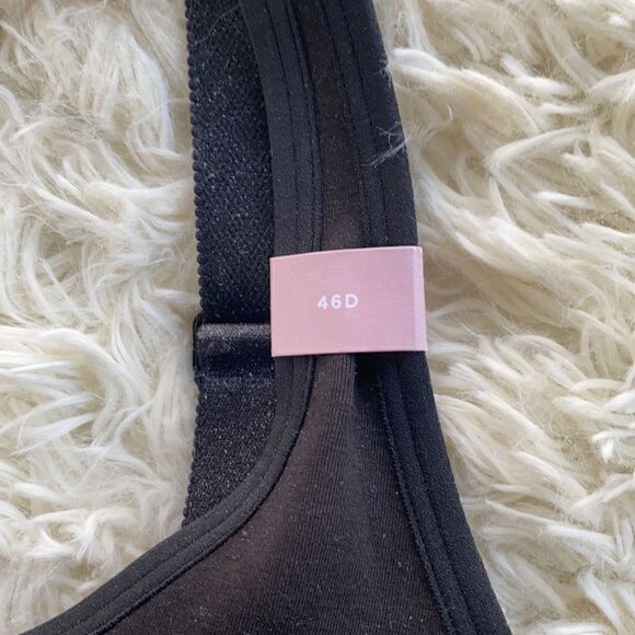 Cacique Black Full Coverage Bra 46D - Picture 4 of 8